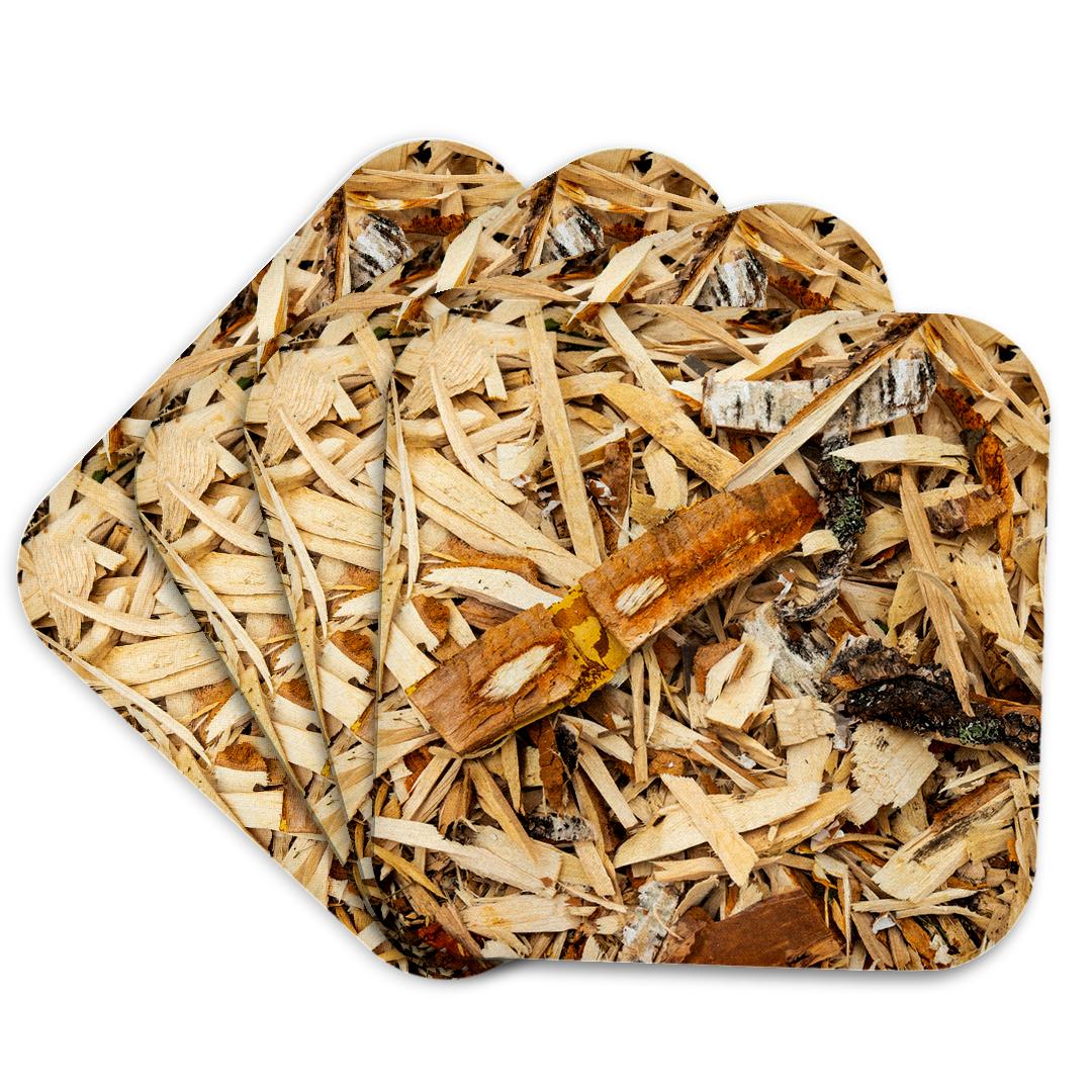 3dRose Alexis Photography - Texture Wood - Image of a Wooden Chips. Decorative Ornament, Pattern or Background - Coasters