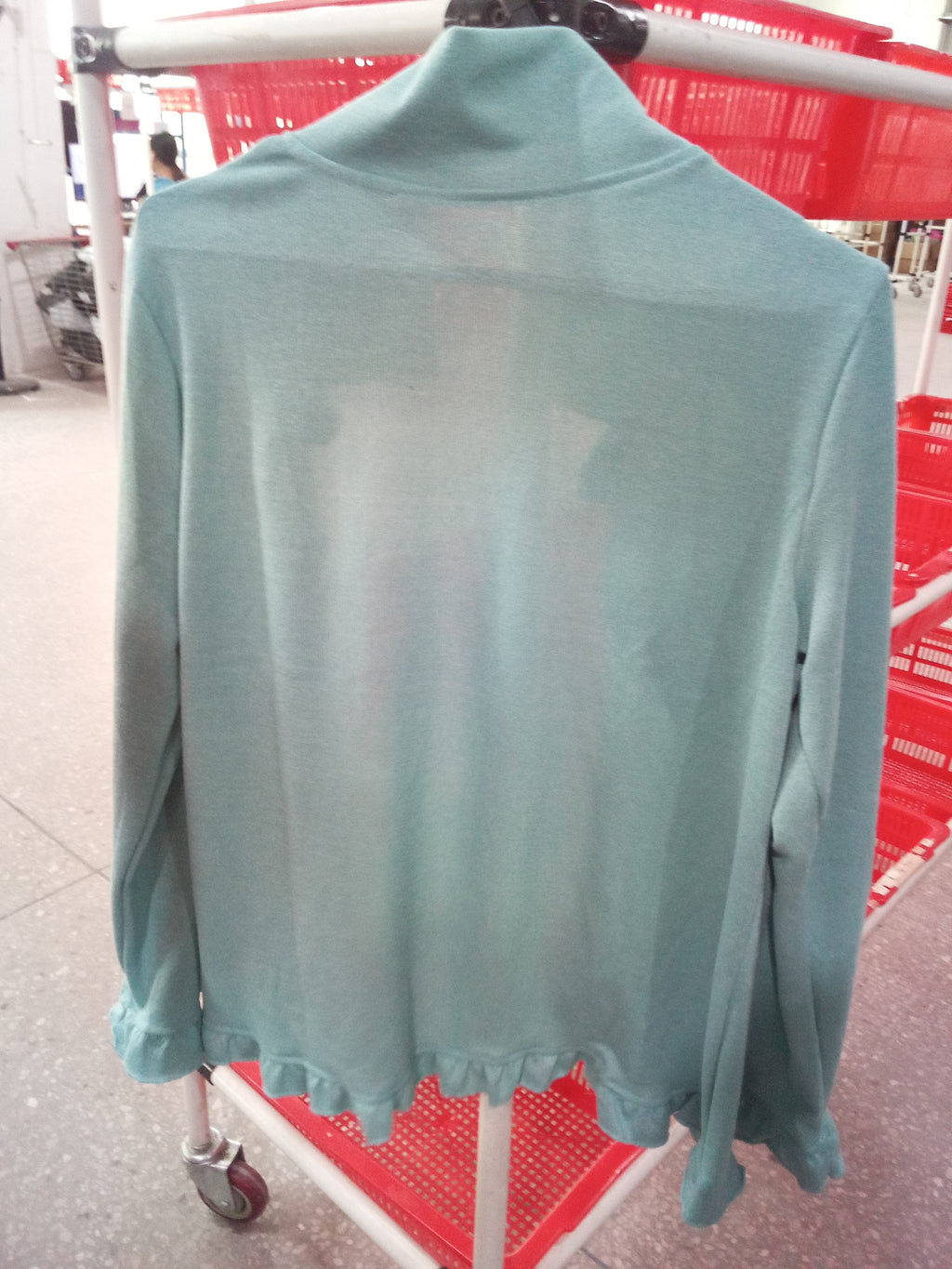 Women's Ruffled Knit Cardigan Sweater - product image 3