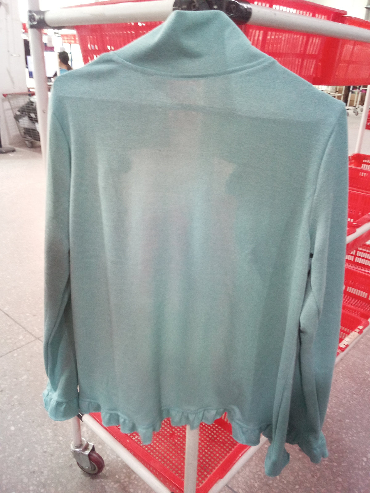 Women's Ruffled Knit Cardigan Sweater - product image 3