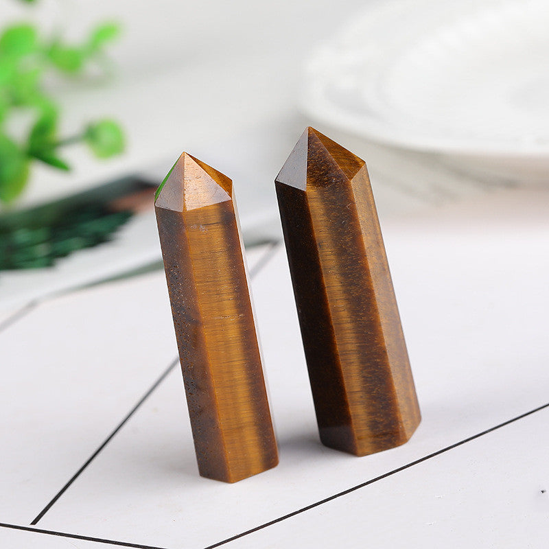 Natural Tiger Eye Crystal Point - product image 3