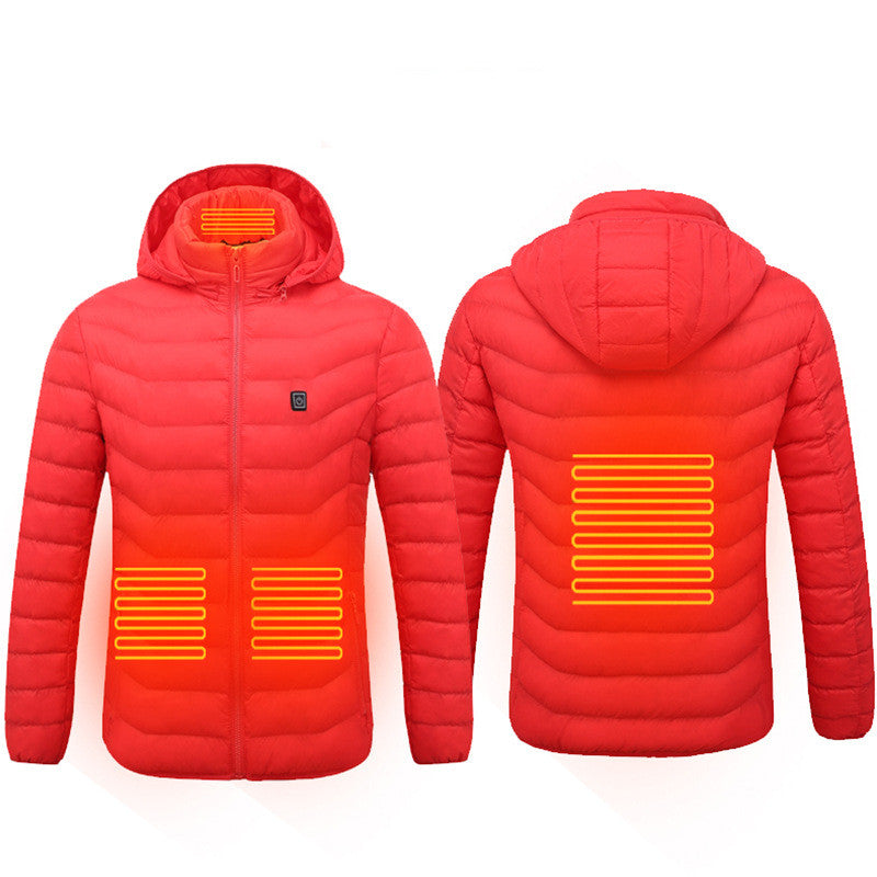 Hooded Heated Puffer Jacket - Battery Not Included - image 7