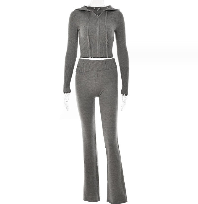 Women's Zip-Up Hoodie and Pants Set - view 12