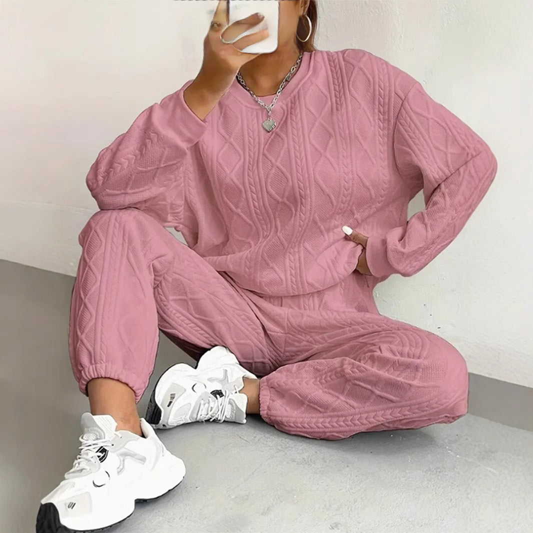 Women’s Twist-Detail Long-Sleeve Top & Leggings Set - product image 10