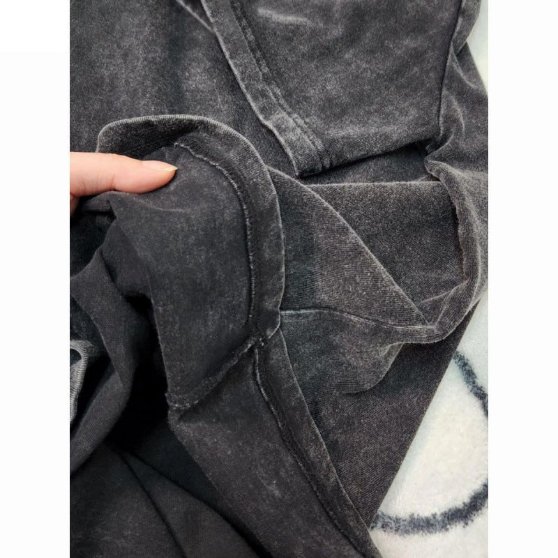 Men's Washed Black Distressed T-Shirt - product image 3