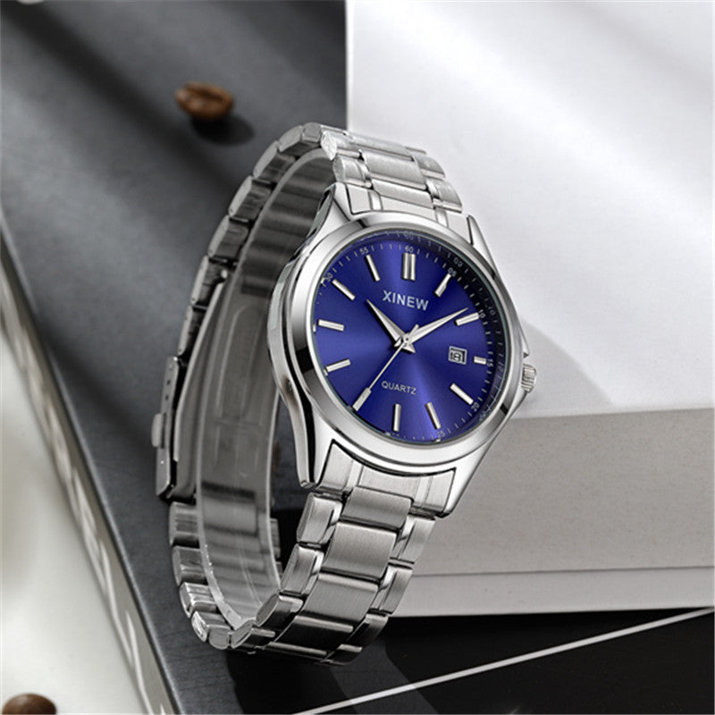 Men's Casual Stainless Steel Calendar Quartz Watch - product image 4
