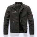 Men's PU Leather Moto Jacket - product image 1