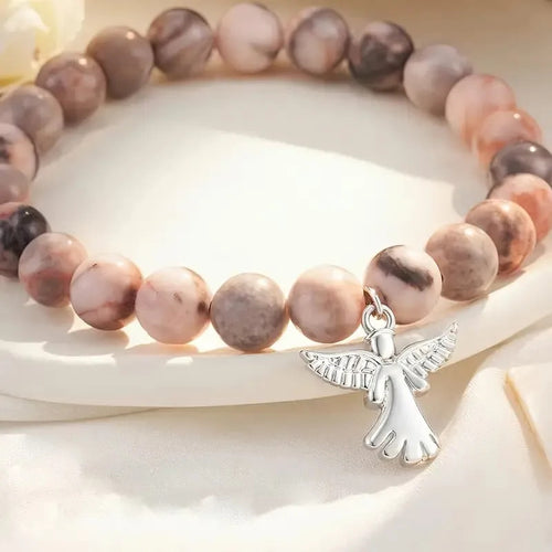 Angel Pendant Crystal Bracelet - product image 1
