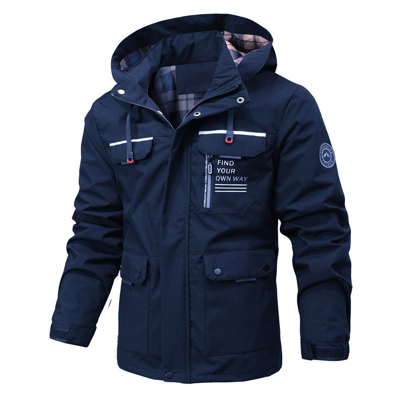 Men's Hooded Casual Outdoor Jacket - image 4