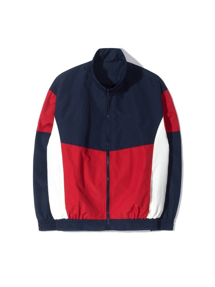 Men’s Color-Block Stand-Collar Jacket, Relaxed Fit - product image 8