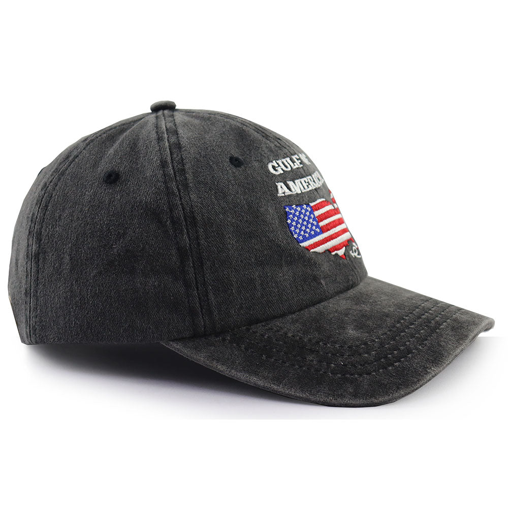 Gulf of America Adjustable Washed Black Hat - view 2