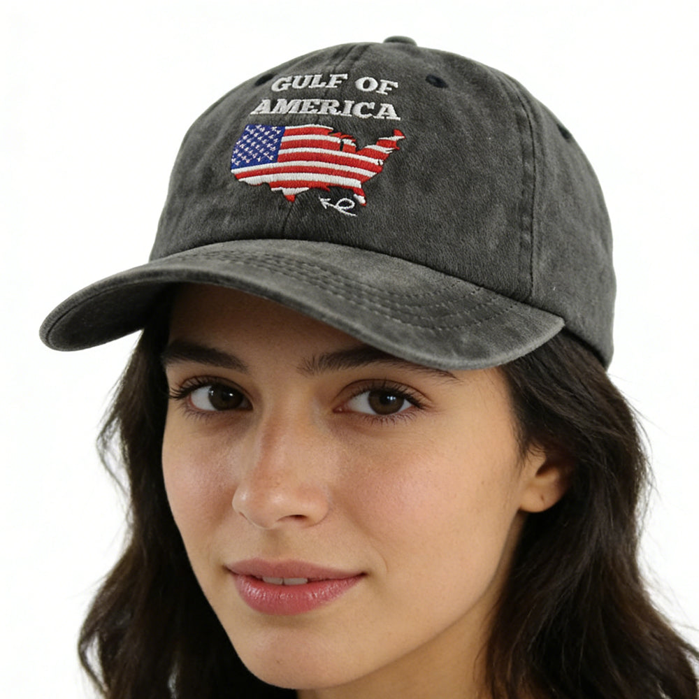 Gulf of America Adjustable Washed Black Hat - view 3