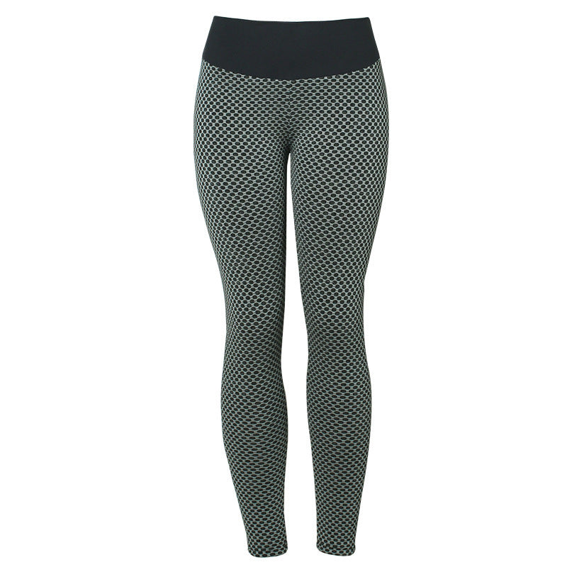High-Waist Plaid Leggings – Seamless Yoga & Gym Pants - product image 17