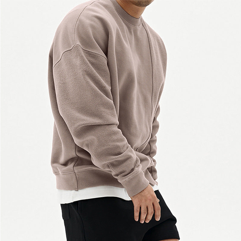 Men's Cotton Blend Pullover Sweater – Loose Fit, Round Neck - product image 7