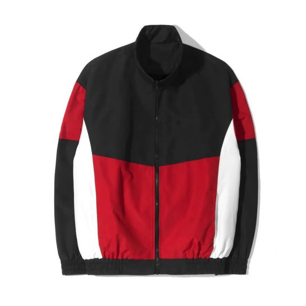 Men’s Color-Block Stand-Collar Jacket, Relaxed Fit - product image 6