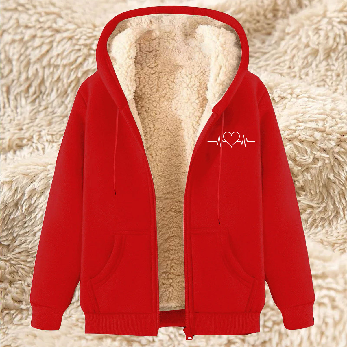 Men's Loose-Fit Fleece-Lined Pullover Hoodie - image 3