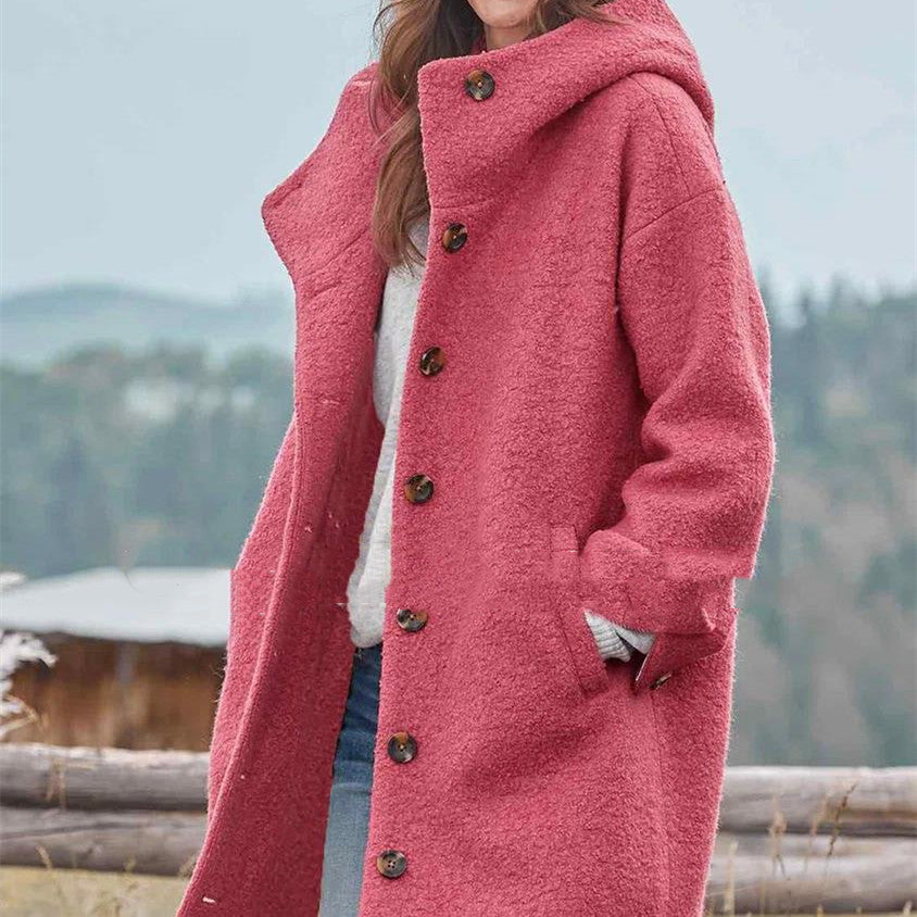 Women's Medium-Length Tweed Coat - view 10