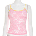 Women's Lace Color-Block Camisole Top - product image 5