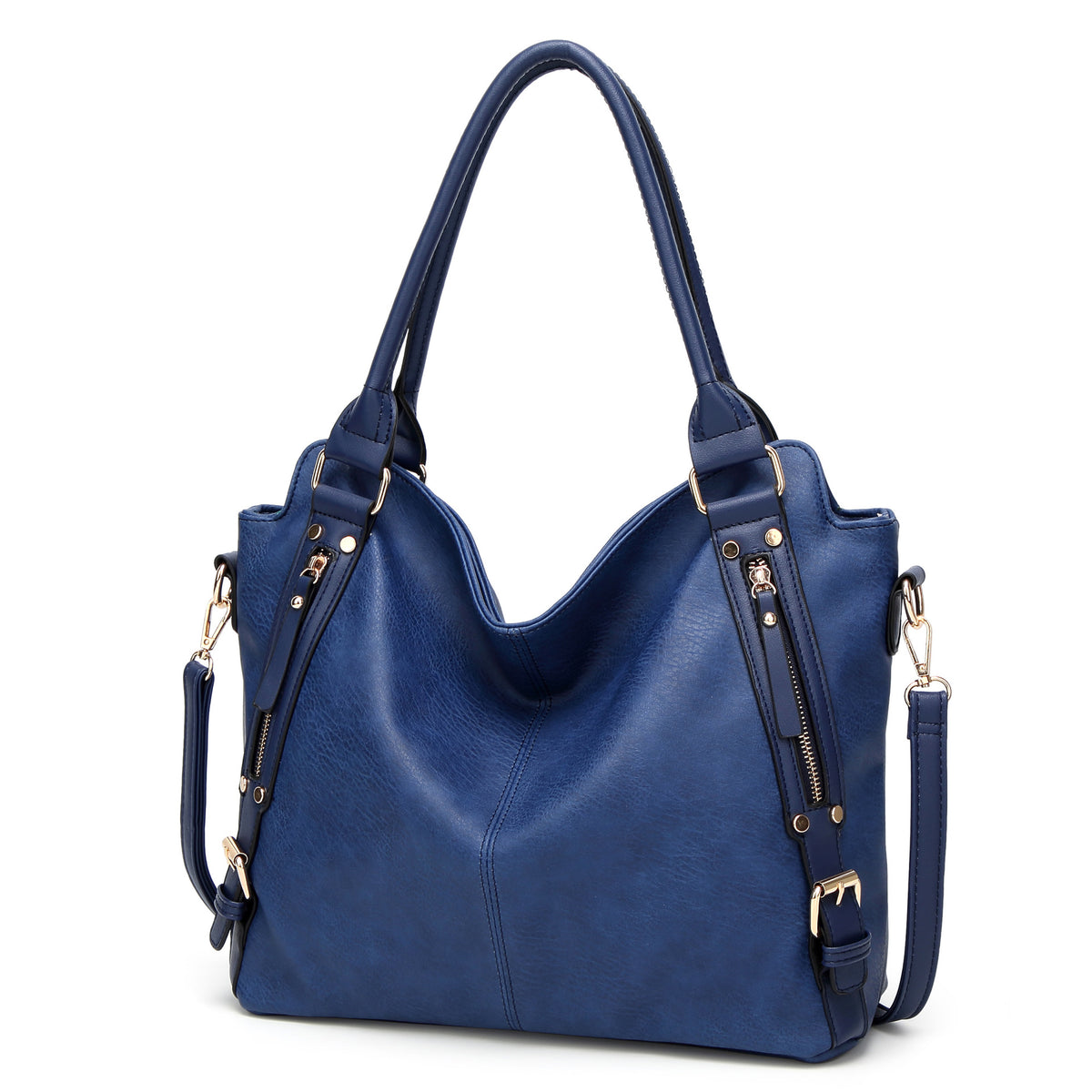 Women's Vintage Tote Bag – Large PU Leather Shoulder Bag - product image 7