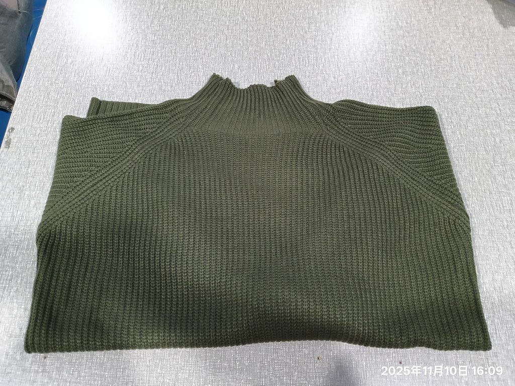Solid Turtleneck Long Sweater Winter Warm Women Sweater Dress - product image 9