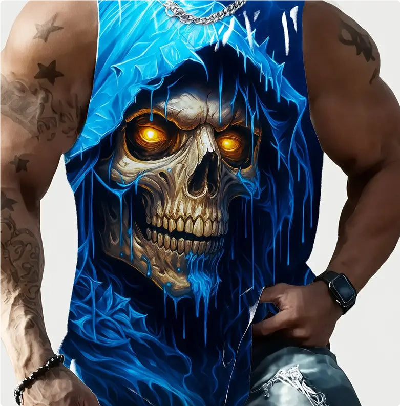 Printed Polyester Vest Top - S-2XL - image 16