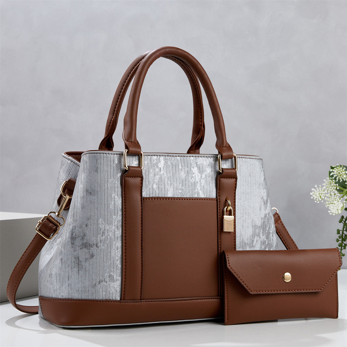 2-Piece PU Handbag & Crossbody Bag Set - product image 7