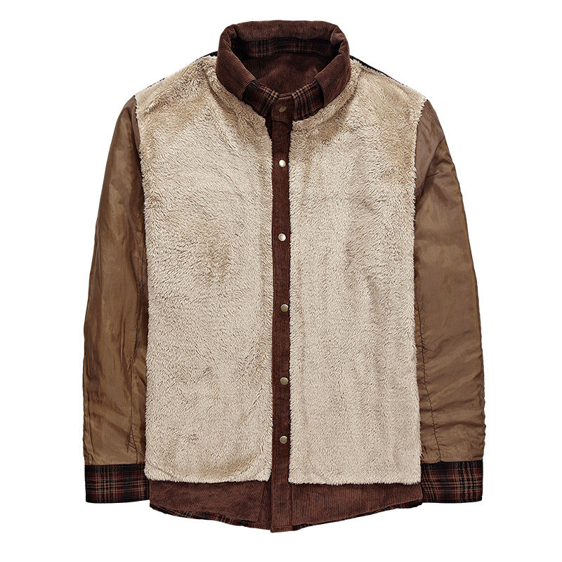 Men's Plaid Cotton Jacket | Long Sleeve - view 8