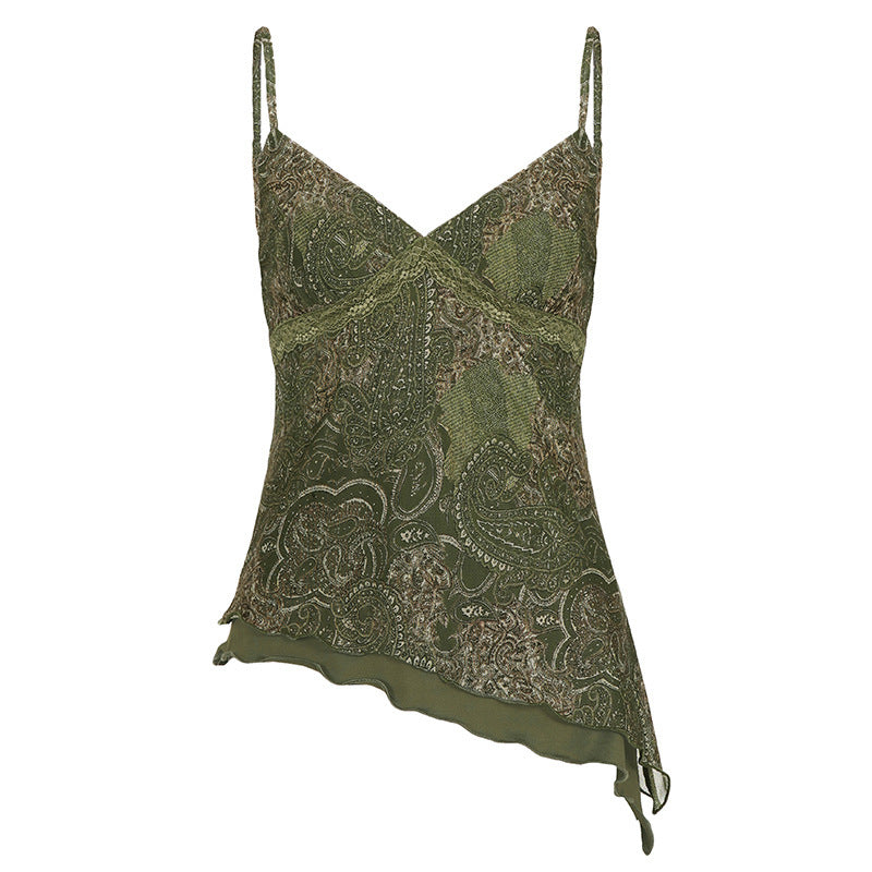 Women's Y2K Lace Backless Tank Top - product image 2