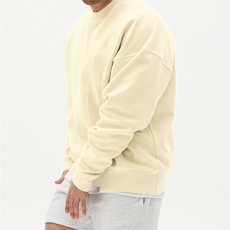 Men's Cotton Blend Pullover Sweater – Loose Fit, Round Neck - product image 6