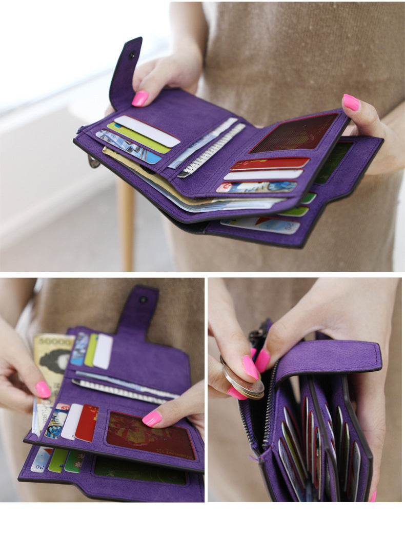Vintage Snap-Closure Women's Short Wallet - view 3