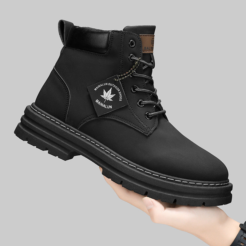 Men's British-Style Lace-Up Martin Boots - product image 2