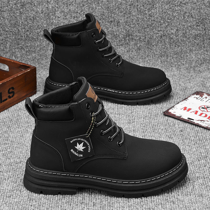 Men's British-Style Lace-Up Martin Boots - product image 1