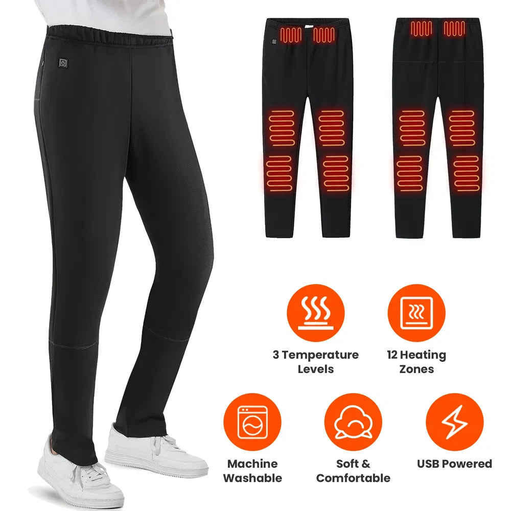Unisex USB Heated Pants - 12 Heating Zones - image 2