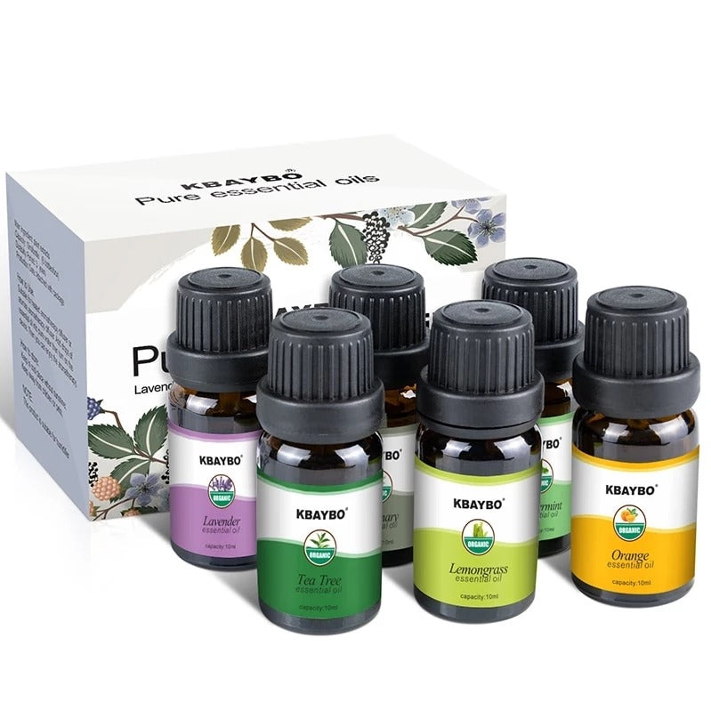 6-Piece Essential Oil Set, 10 ml Bottles - product image 1
