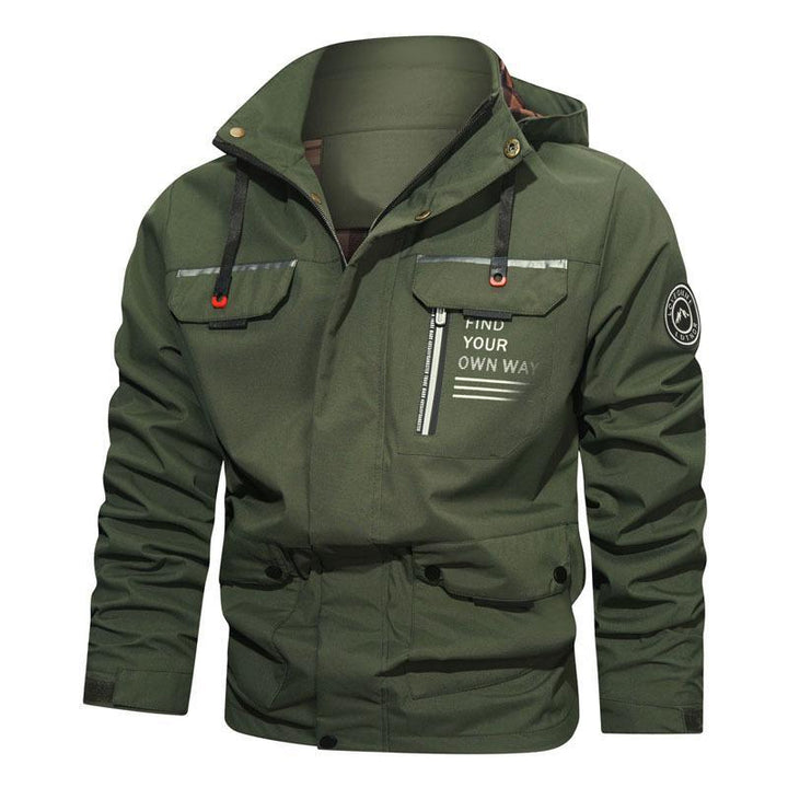 Men's Hooded Casual Outdoor Jacket - image 1