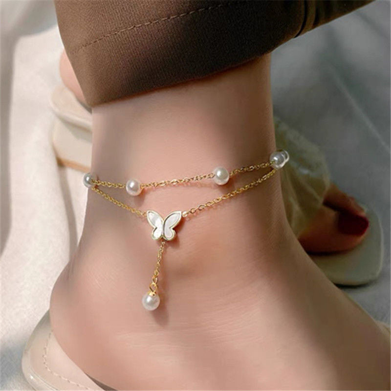 Women's Gold Stainless Steel Anklet - product image 1