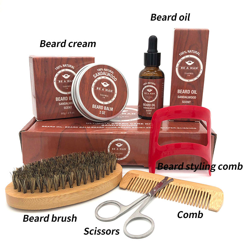 Men's Beard Care Gift Set with Sandalwood Oil - product image 2