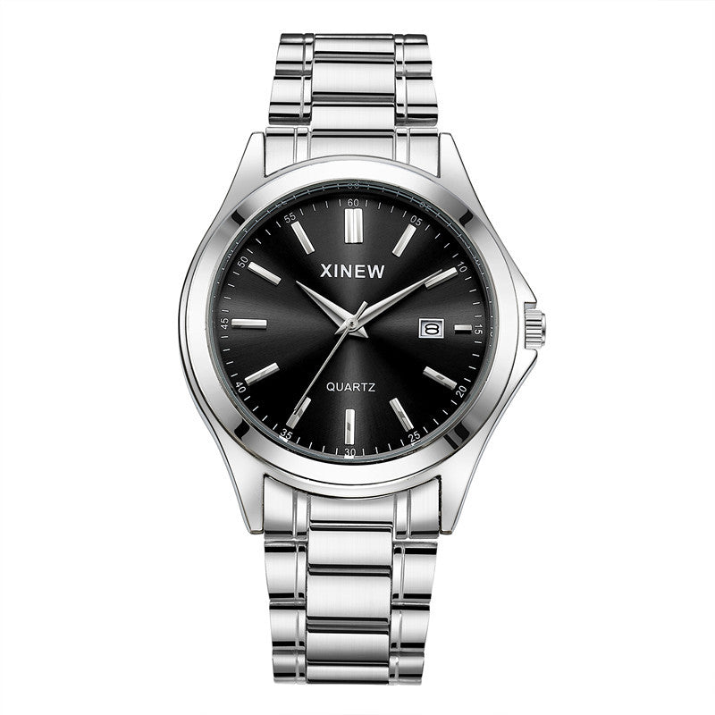 Men's Casual Stainless Steel Calendar Quartz Watch - product image 6