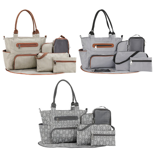 8-Piece Baby Diaper Bag Set