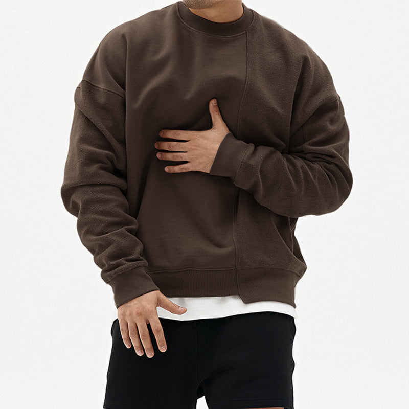 Men's Cotton Blend Pullover Sweater – Loose Fit, Round Neck - product image 3