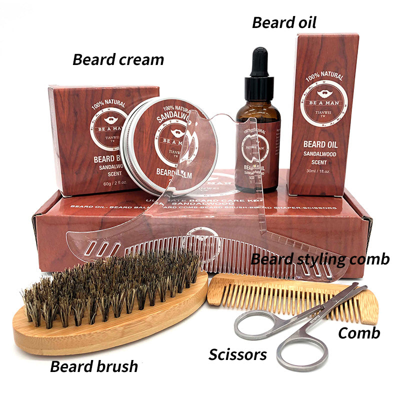 Men's Beard Care Gift Set with Sandalwood Oil - product image 4
