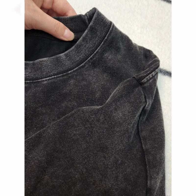 Men's Washed Black Distressed T-Shirt - product image 4