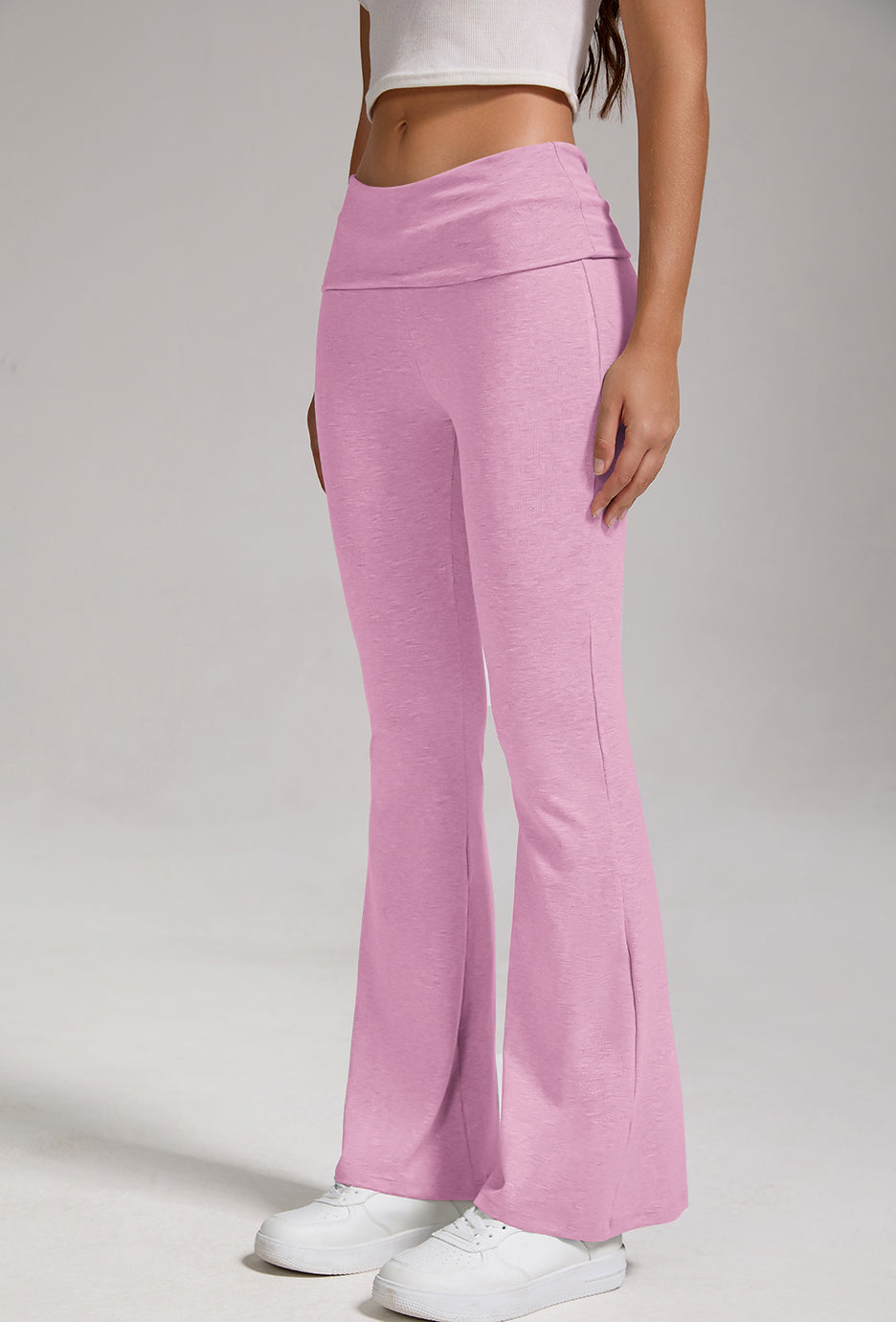 Women's Fold-Over Waist Flared Pants - view 6