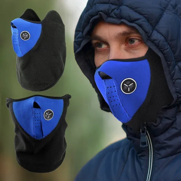 Adjustable Fleece Half-Face Mask & Neck Warmer - view 4