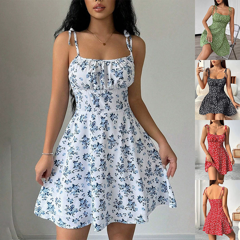 Women's Floral Print A-Line Dress