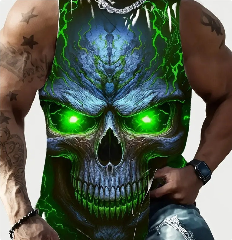 Printed Polyester Vest Top - S-2XL - image 18