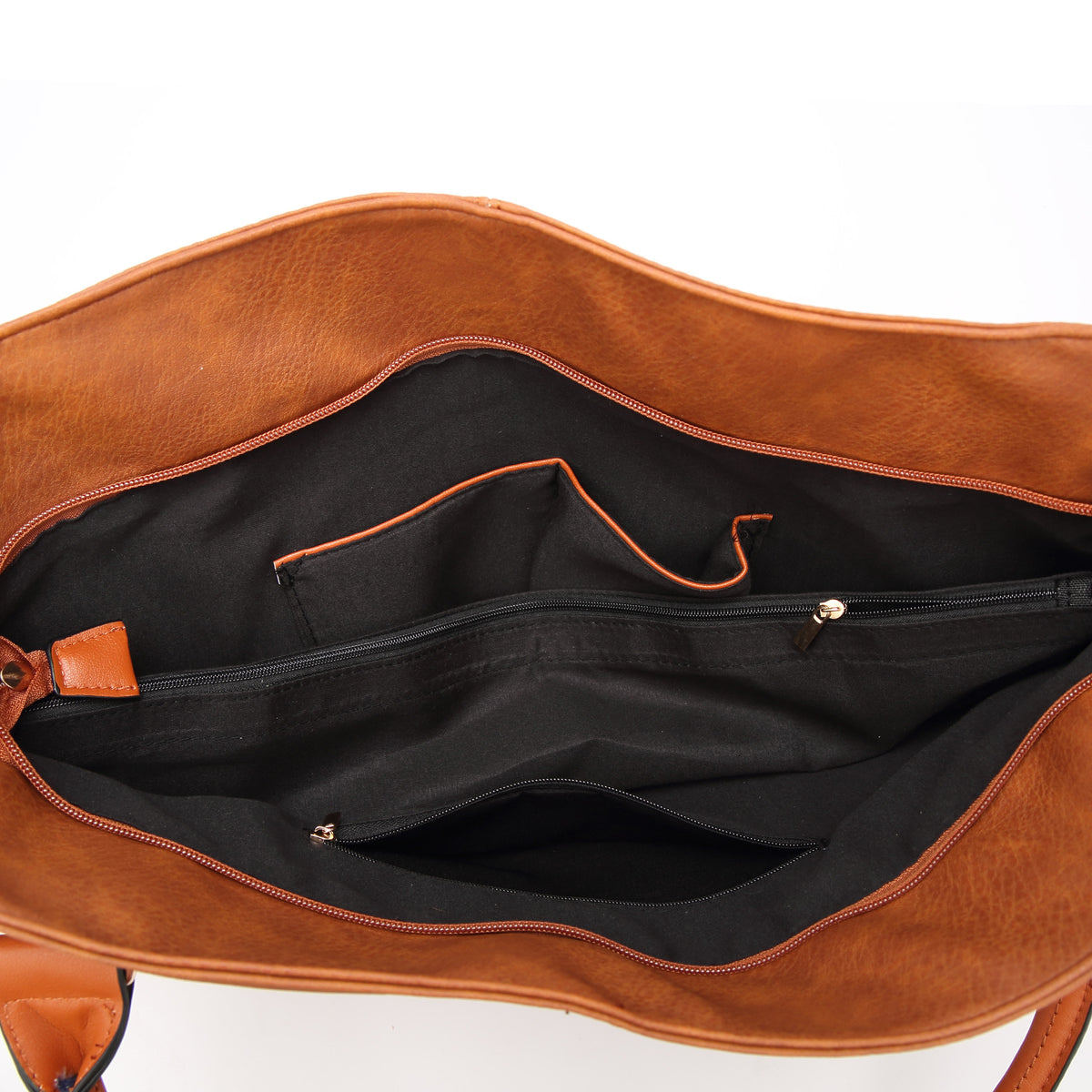 Women's Vintage Tote Bag – Large PU Leather Shoulder Bag - product image 5