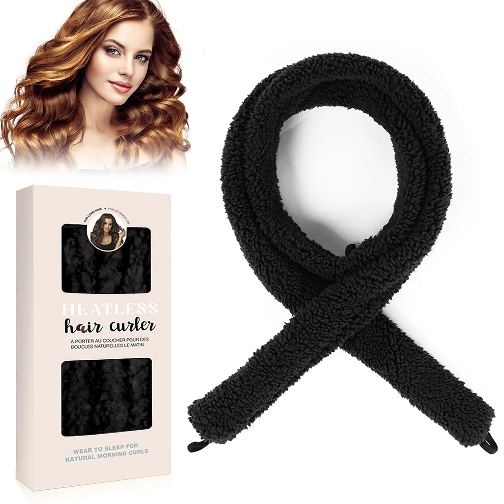 Heatless Satin Hair Curler for Overnight Waves - product image 1