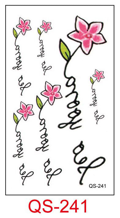 Cartoon Temporary Tattoos - Cat and Harajuku Designs - view 2