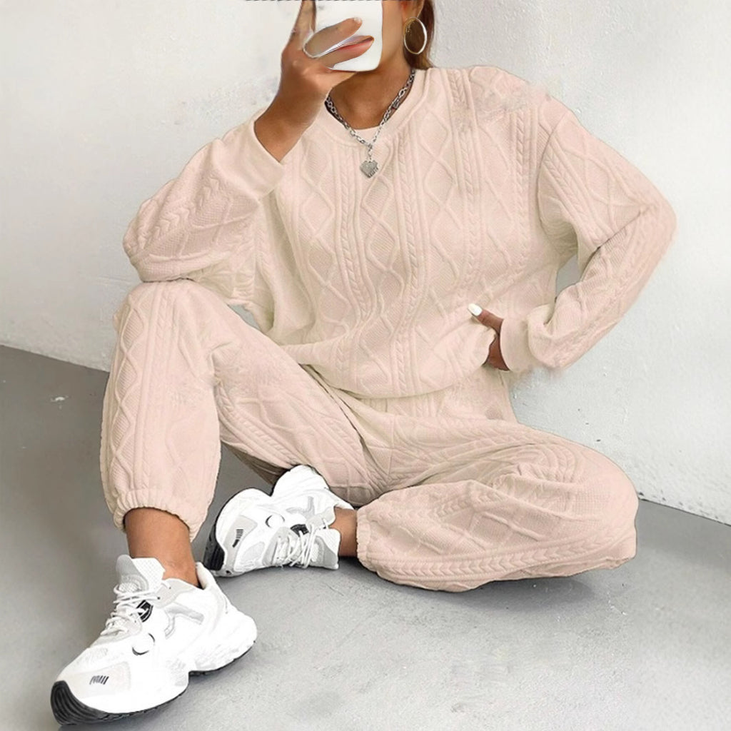 Women’s Twist-Detail Long-Sleeve Top & Leggings Set - product image 6