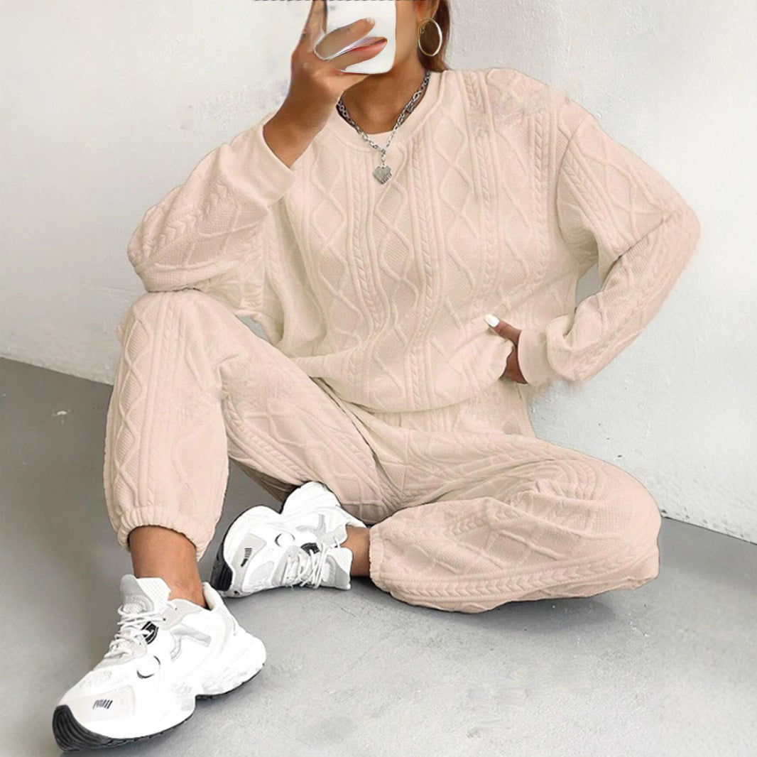 Women’s Twist-Detail Long-Sleeve Top & Leggings Set - product image 6